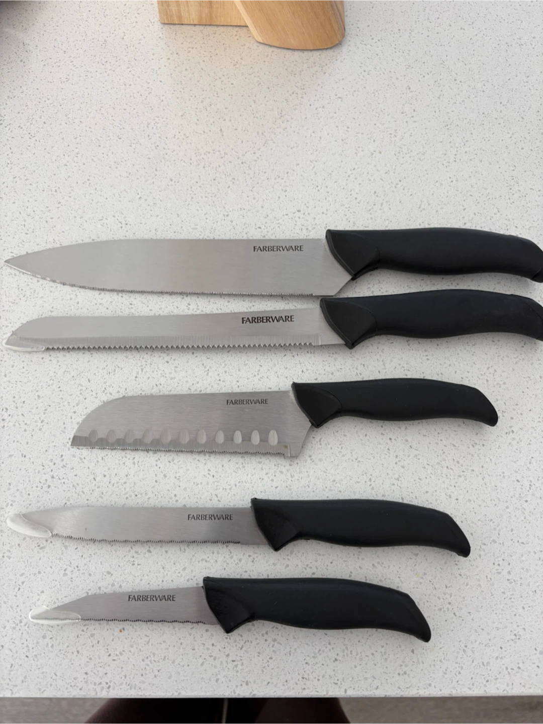 Farberware 5-Piece Knife Set with Wood Block - photo 4
