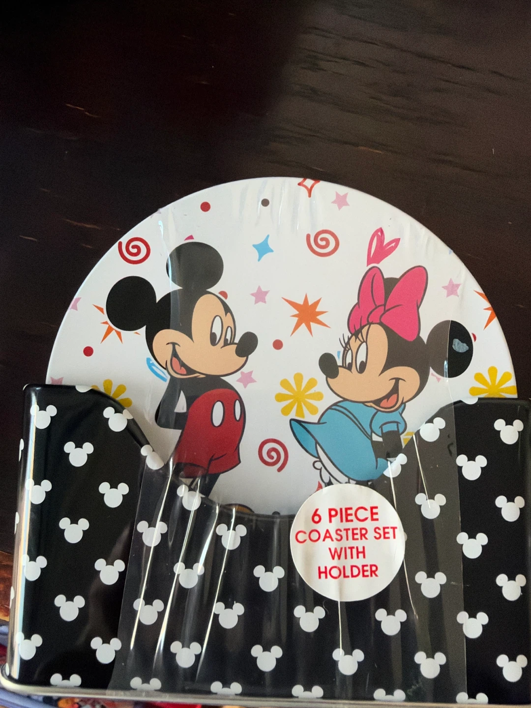 Disney Mickey and Friends 6 Piece Coaster Set