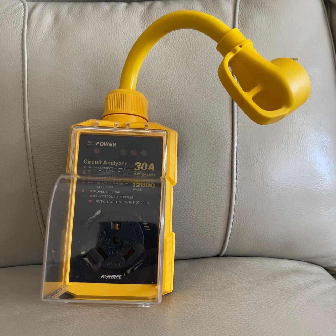 KOHREE 30A RV Surge Protector Circuit Analyzer