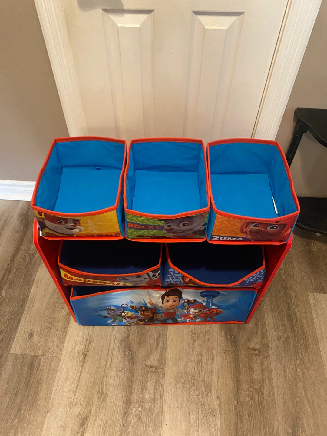 Paw Patrol toy organizer shelf & bins - photo 2