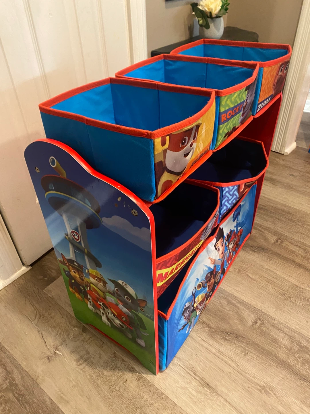 Paw Patrol toy organizer shelf & bins - photo 4