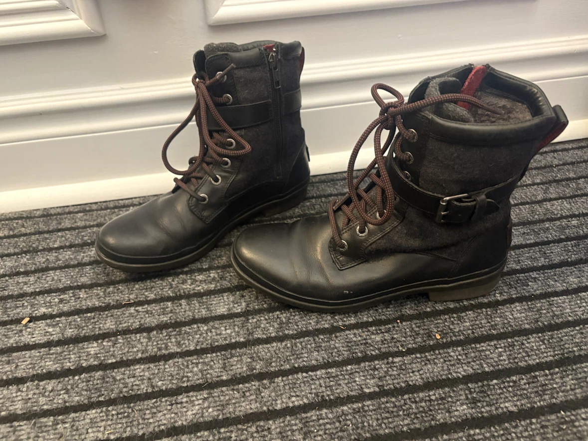 UGG Waterproof Black Boots Size 6