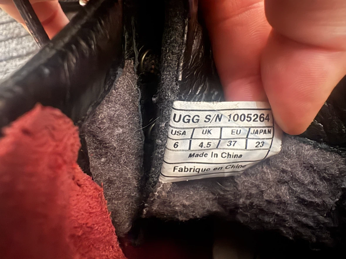 UGG Waterproof Black Boots Size 6 - photo 4