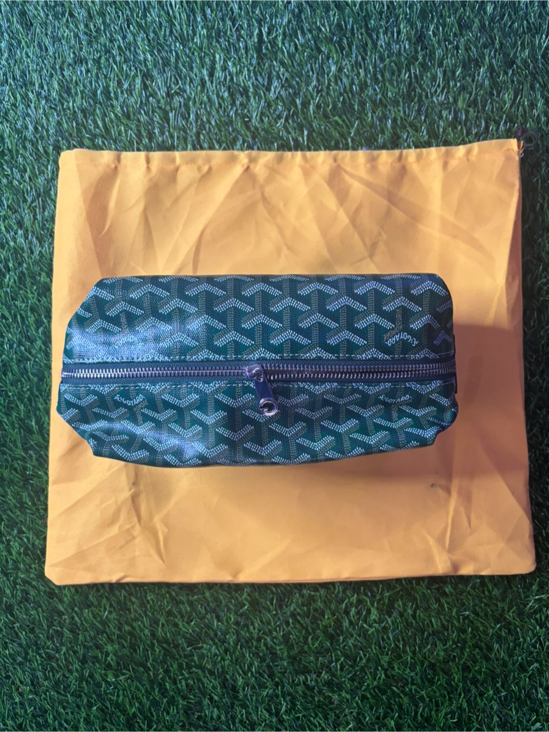 Goyard Toiletry Pouch Green - photo 2