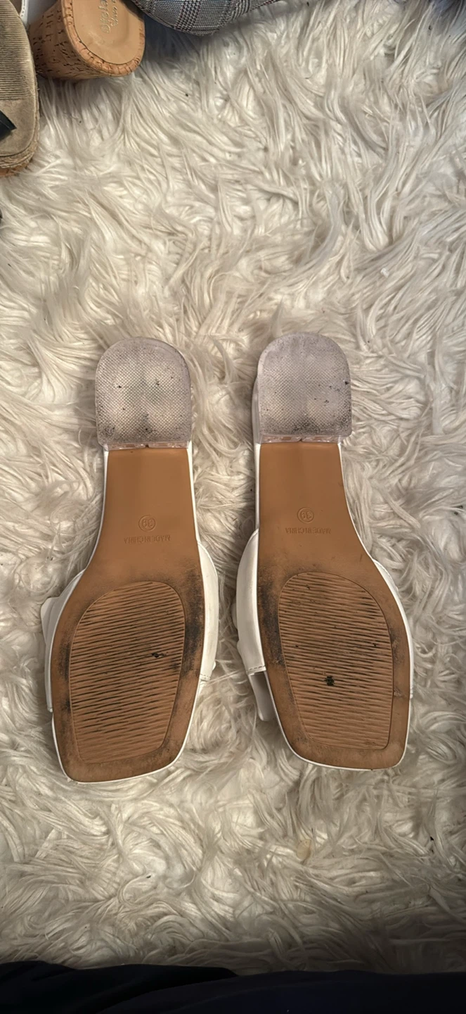 White bow sandals size 39 - photo 2