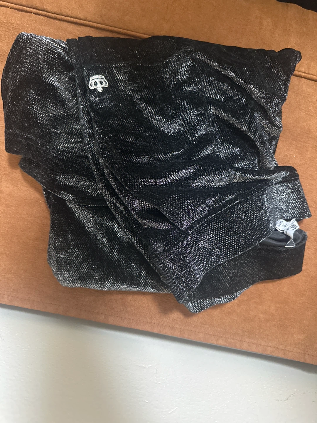 Juicy Couture Black Velour Pants