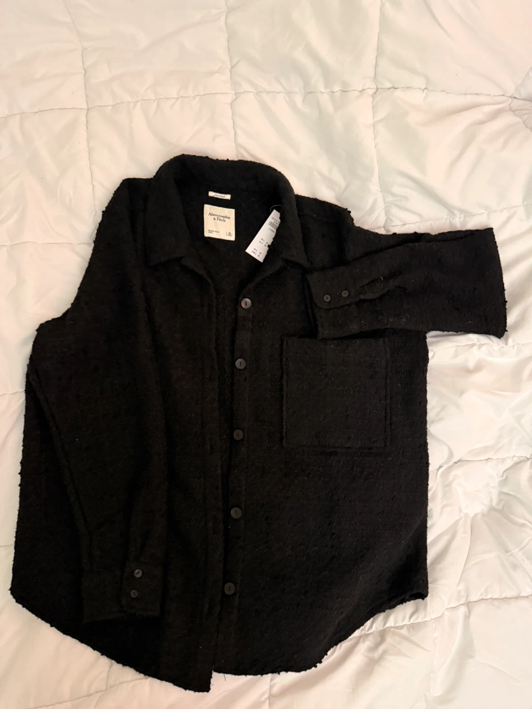 Abercrombie & Fitch Oversized lightweight women’s coat- Black - photo 2