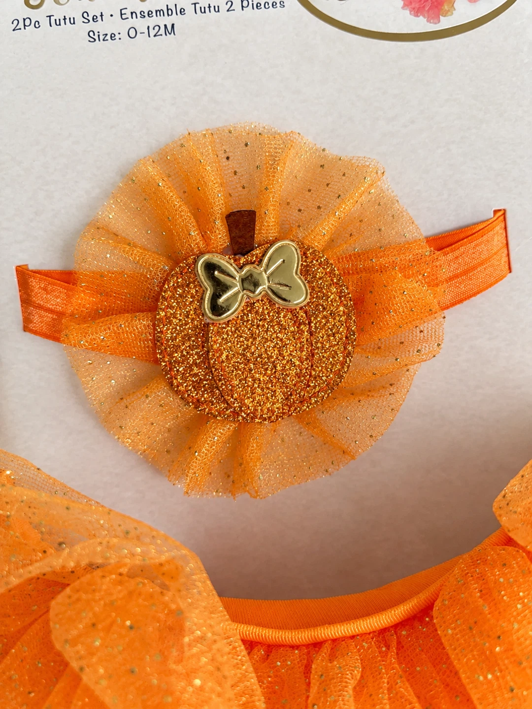 So'Dorable 2Pc Pumpkin Tutu Set Halloween Costume - photo 2