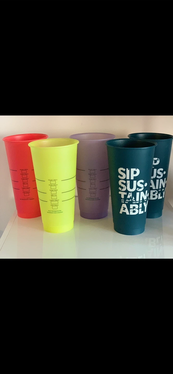 Set of 5 Starbucks Cold Cups - photo 3