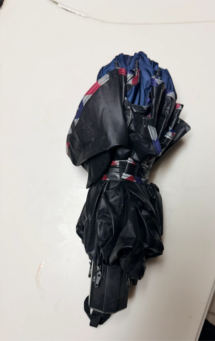 Blue Folding Umbrella