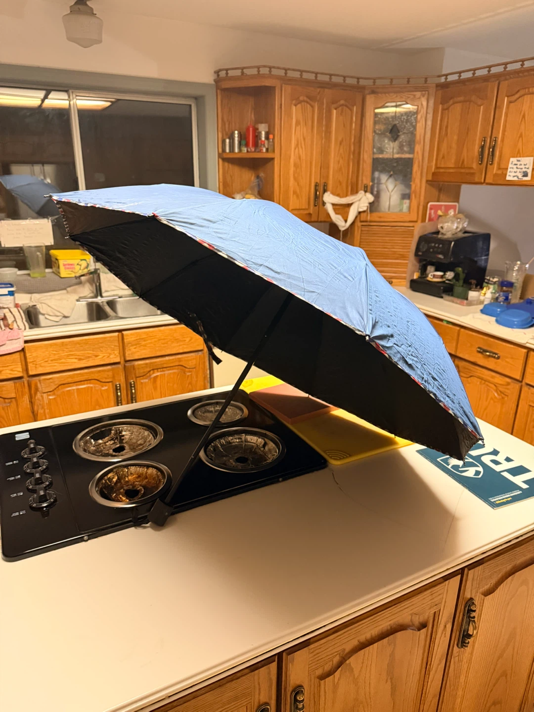 Blue Folding Umbrella - photo 2