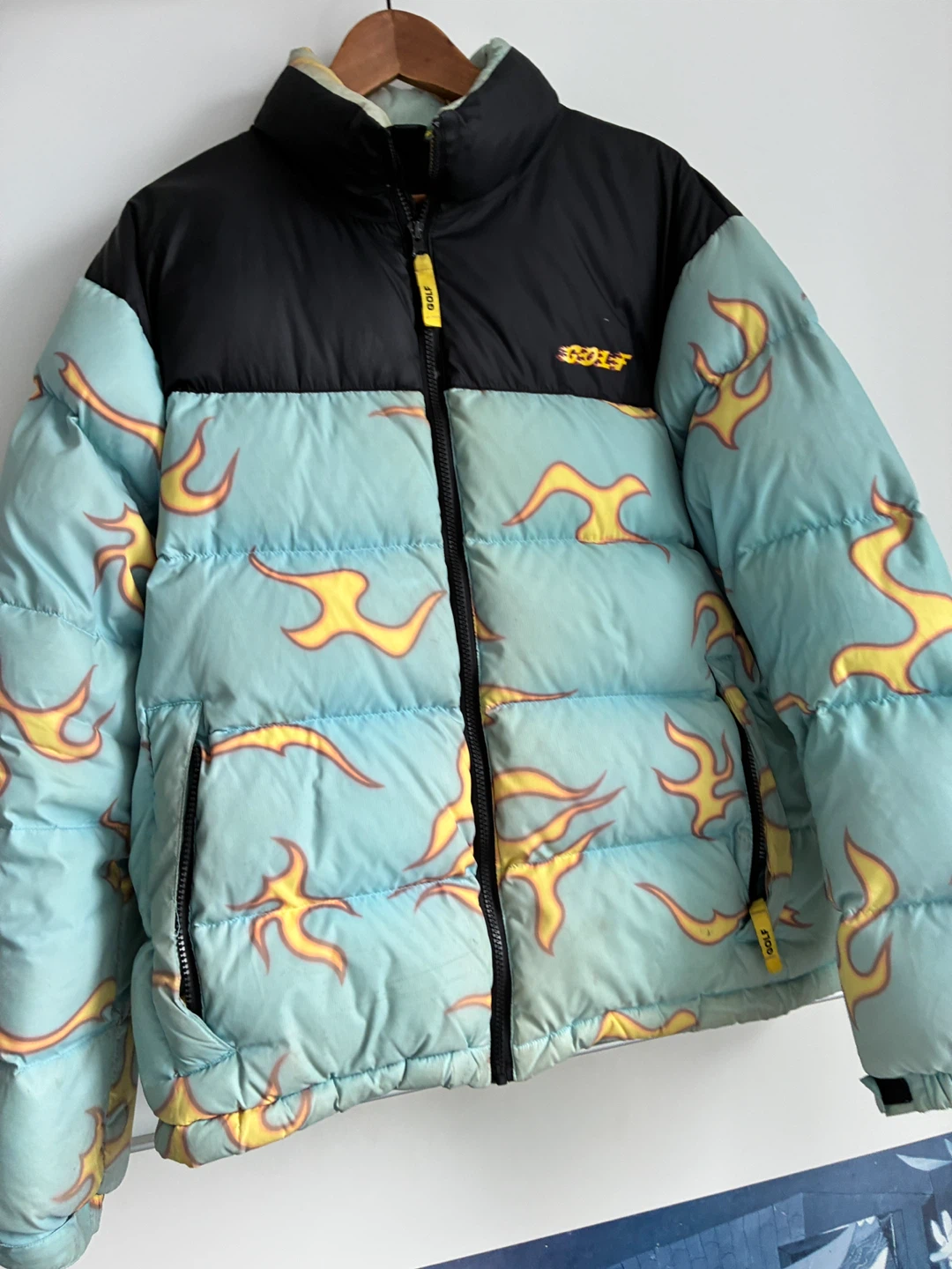 Golf Wang Flame Puffer Jacket