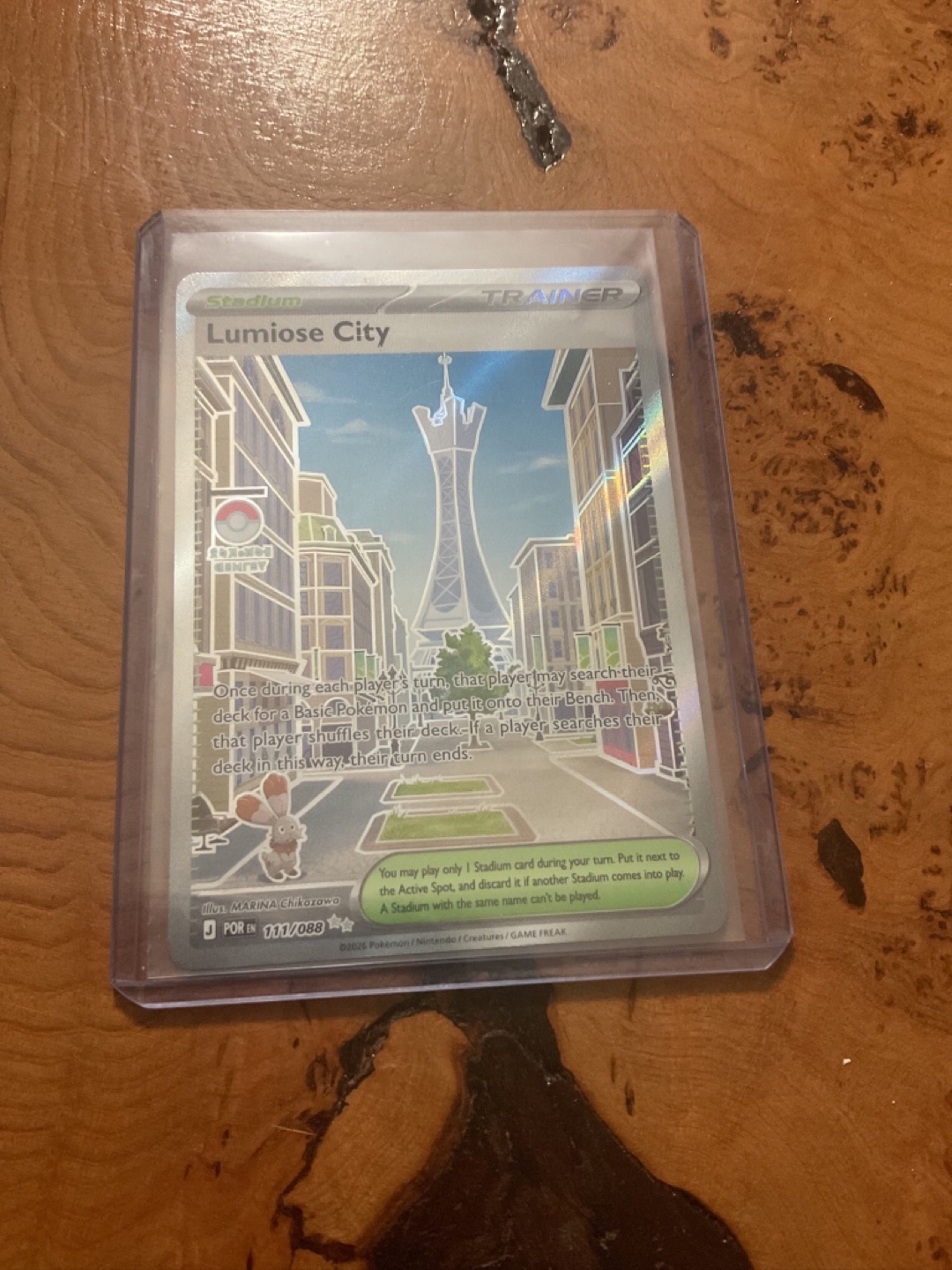 Lumiose City Stadium Trainer Card 111/088