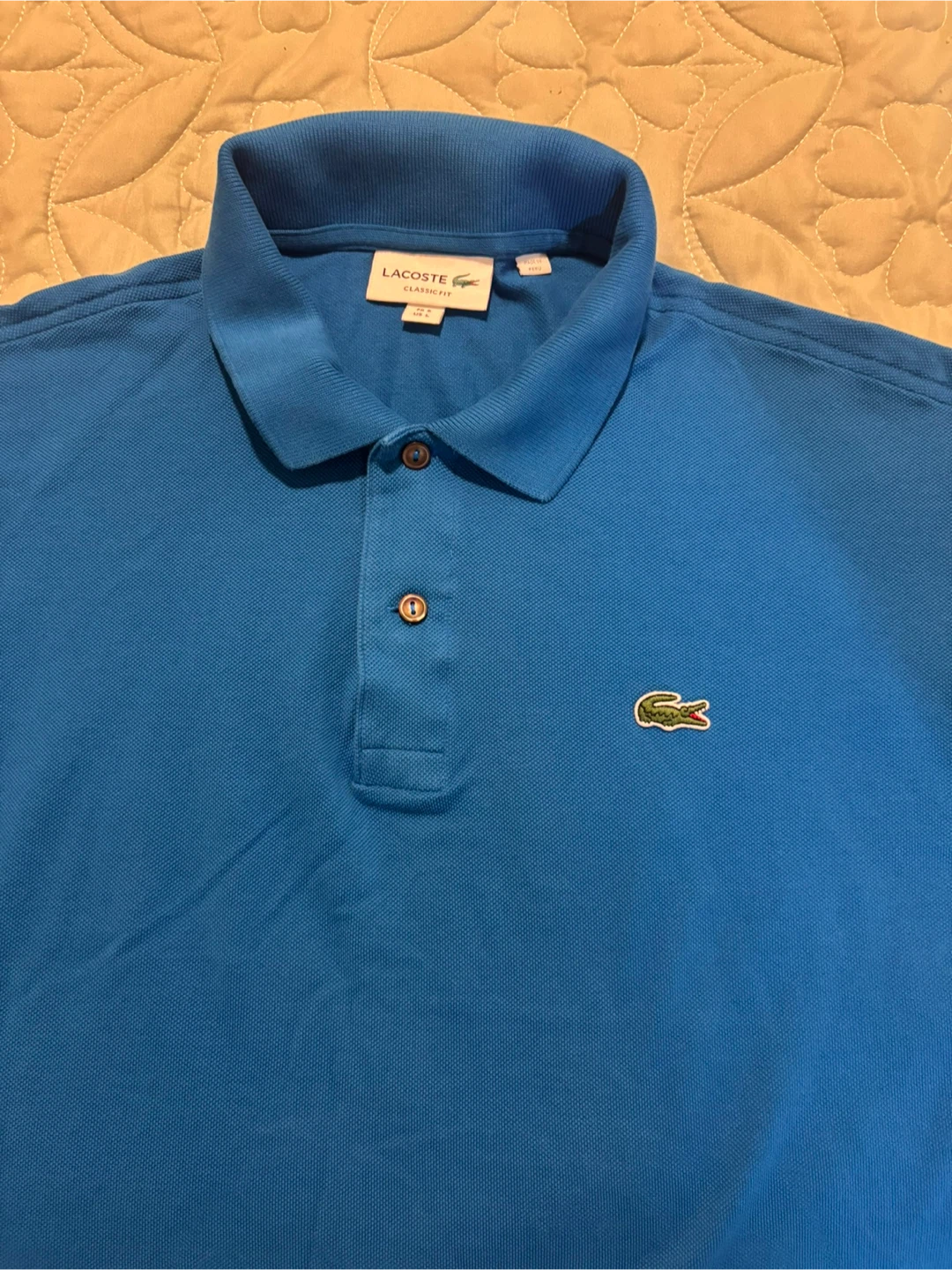 Lacoste Classic Fit Polo Shirt - Blue (US L) - photo 2