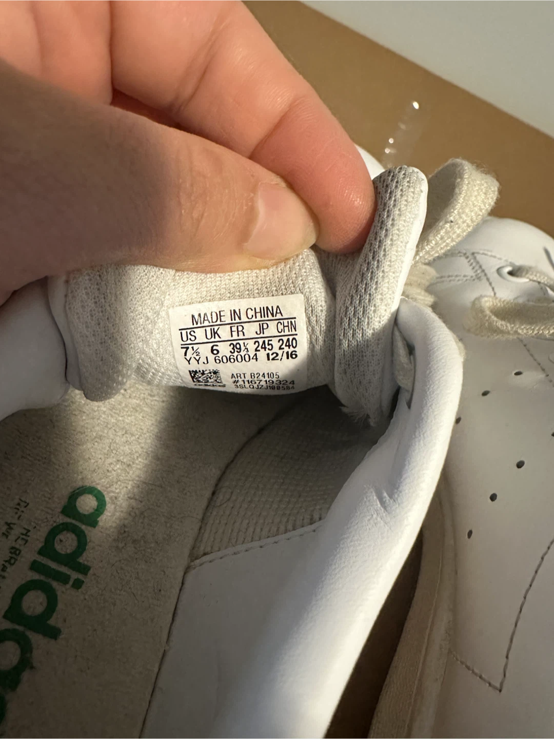 Adidas Stan Smith Sneakers - White and Green - photo 3