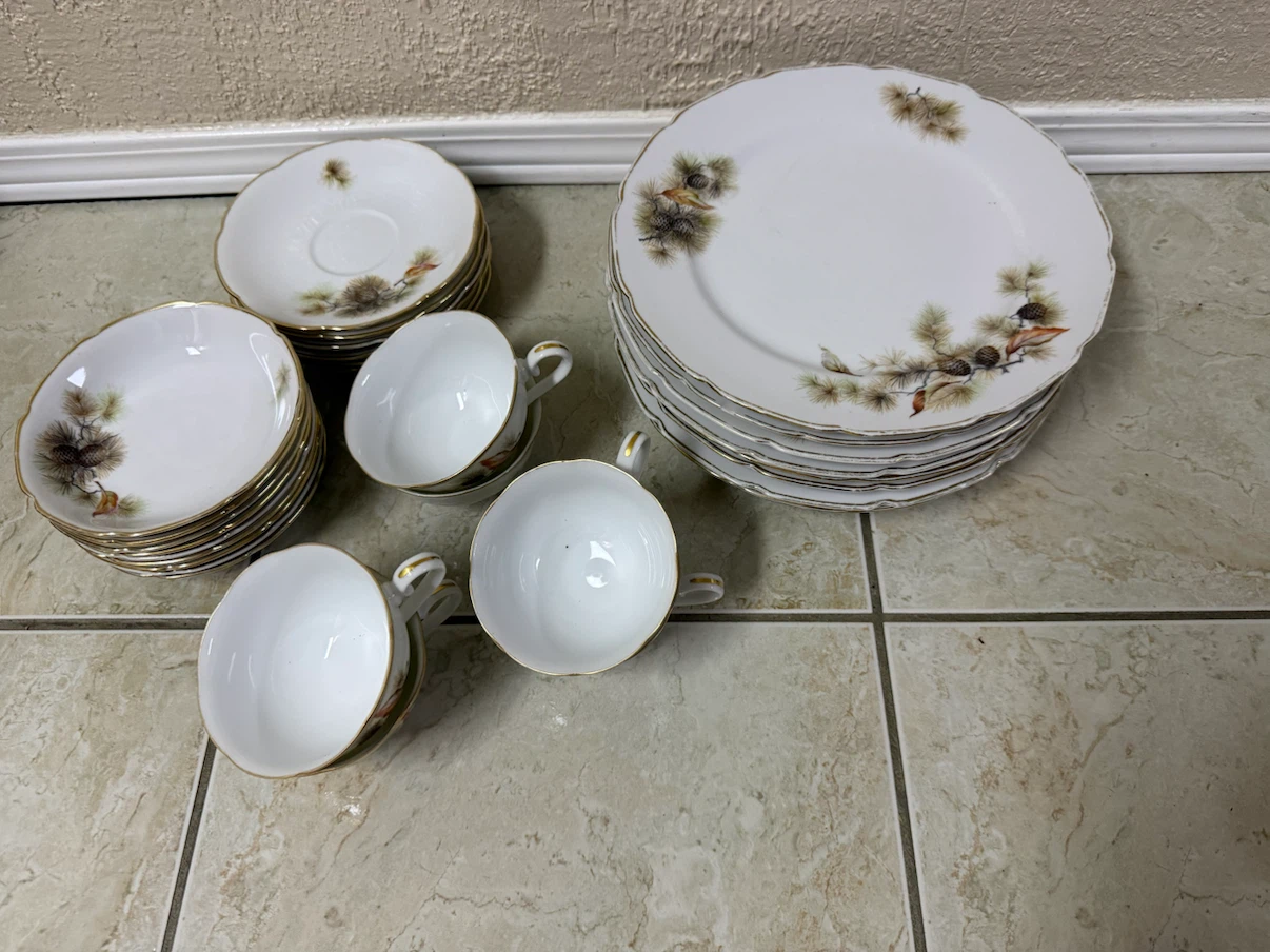 Pine tree china dinnerware