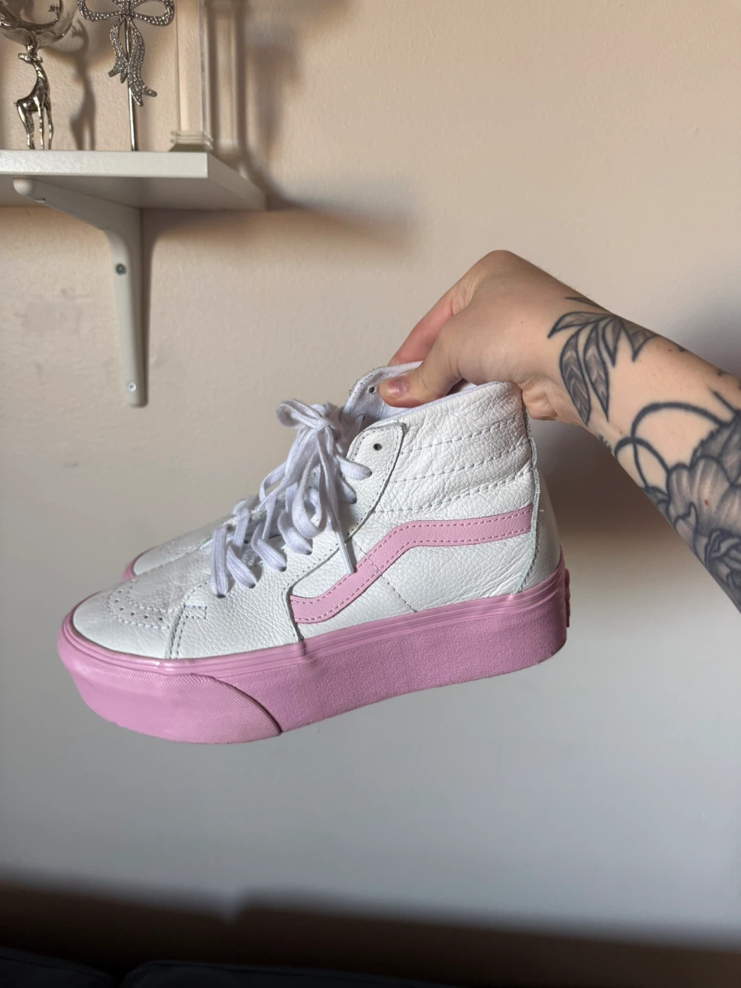 Vans and Barbie Platform Sneakers
