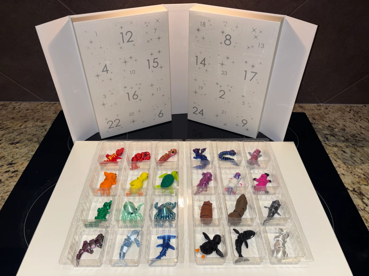 Fidget Toy Animal Advent Calendar Set