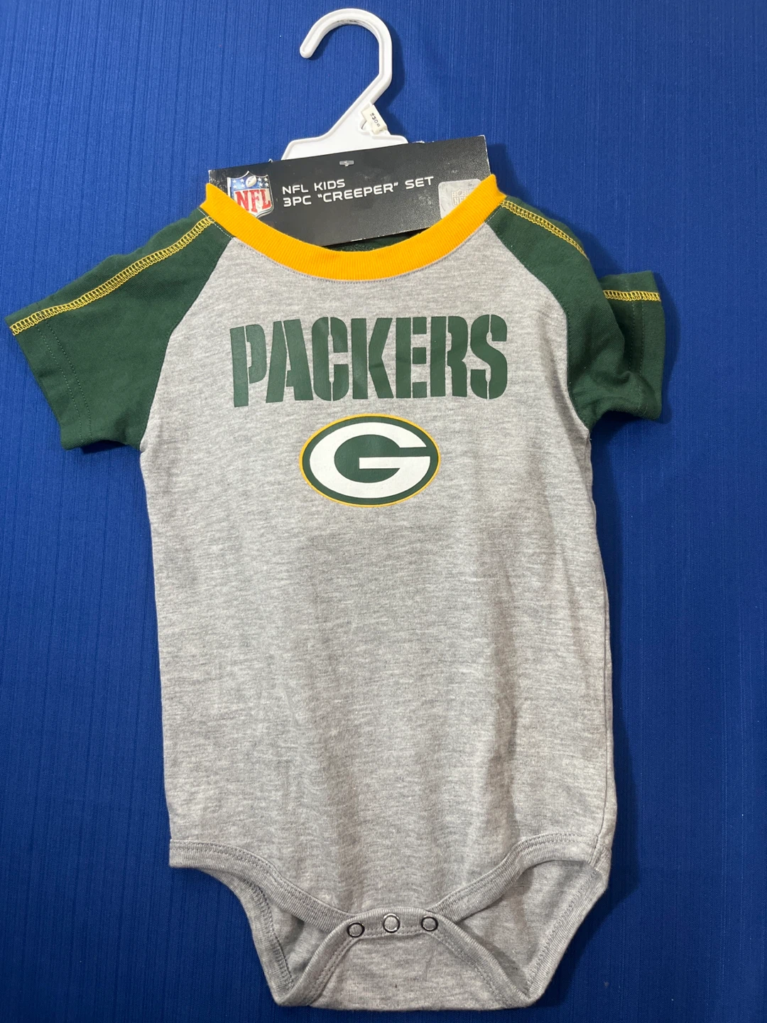NFL Infant Creeper Sets - Patriots (24M) & Packers (18M) - photo 5