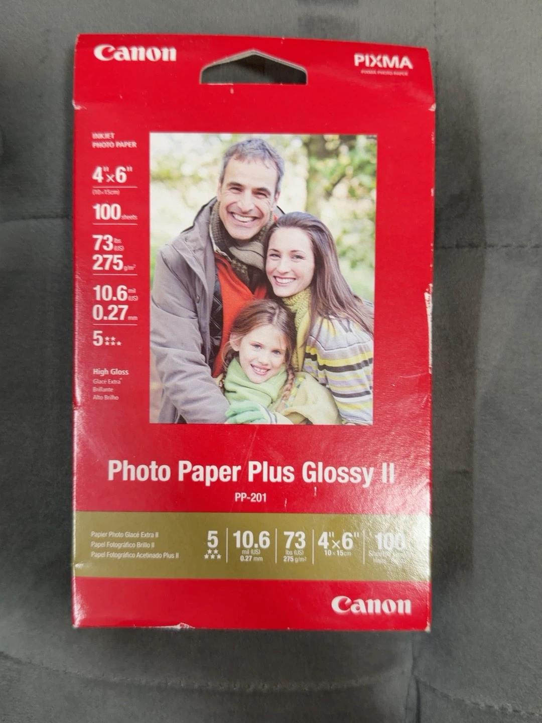 Canon Photo Paper Plus Glossy II 4x6 - photo 2