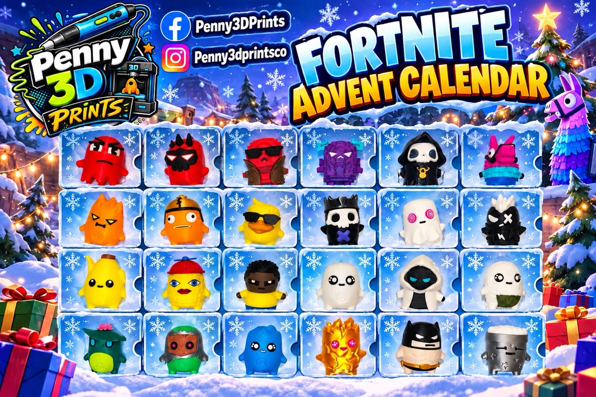 Penny 3D Prints Fortnite Advent Calendar - photo 4