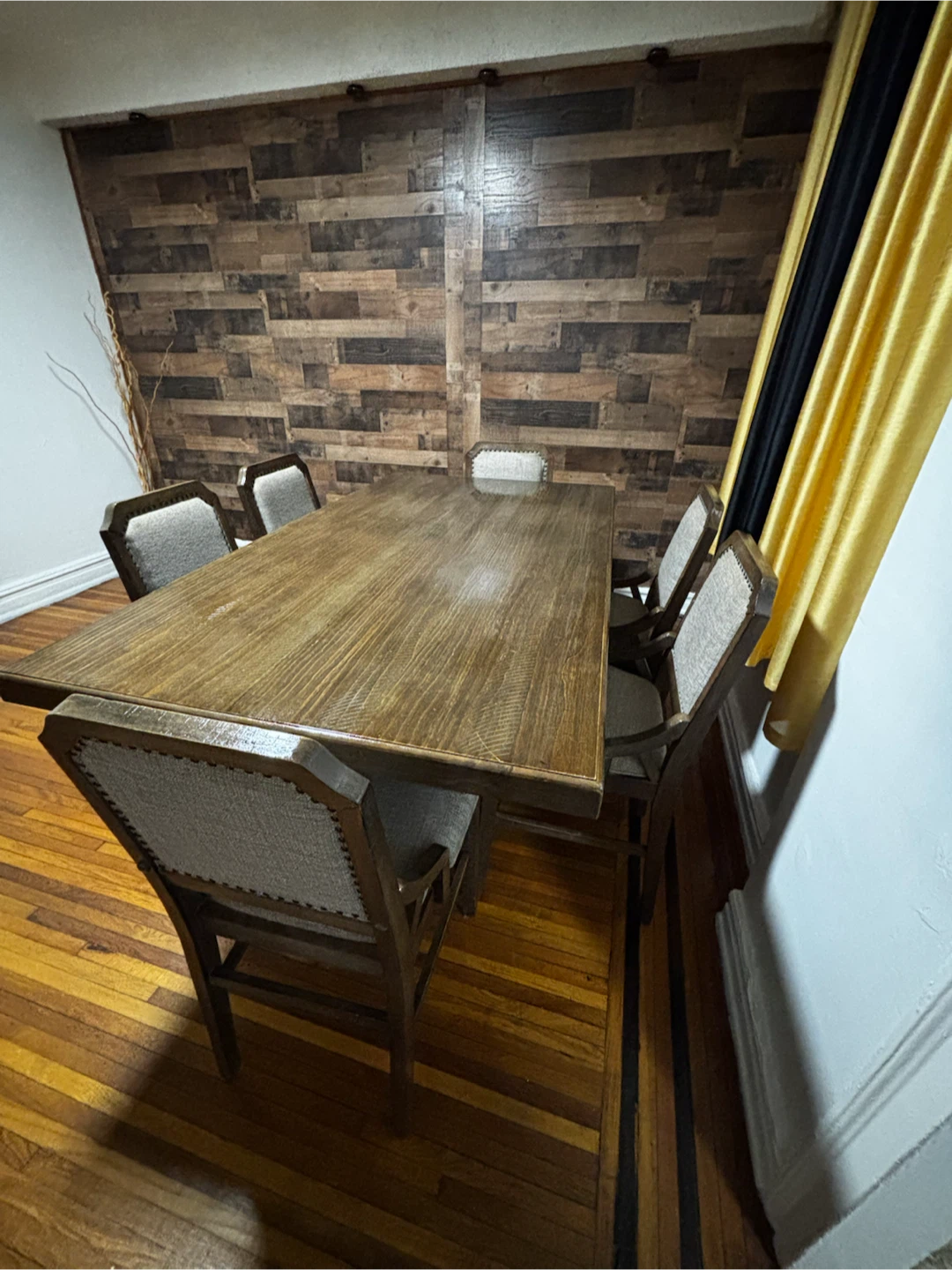 Rustic Dining Room Table and Chair Set - photo 2