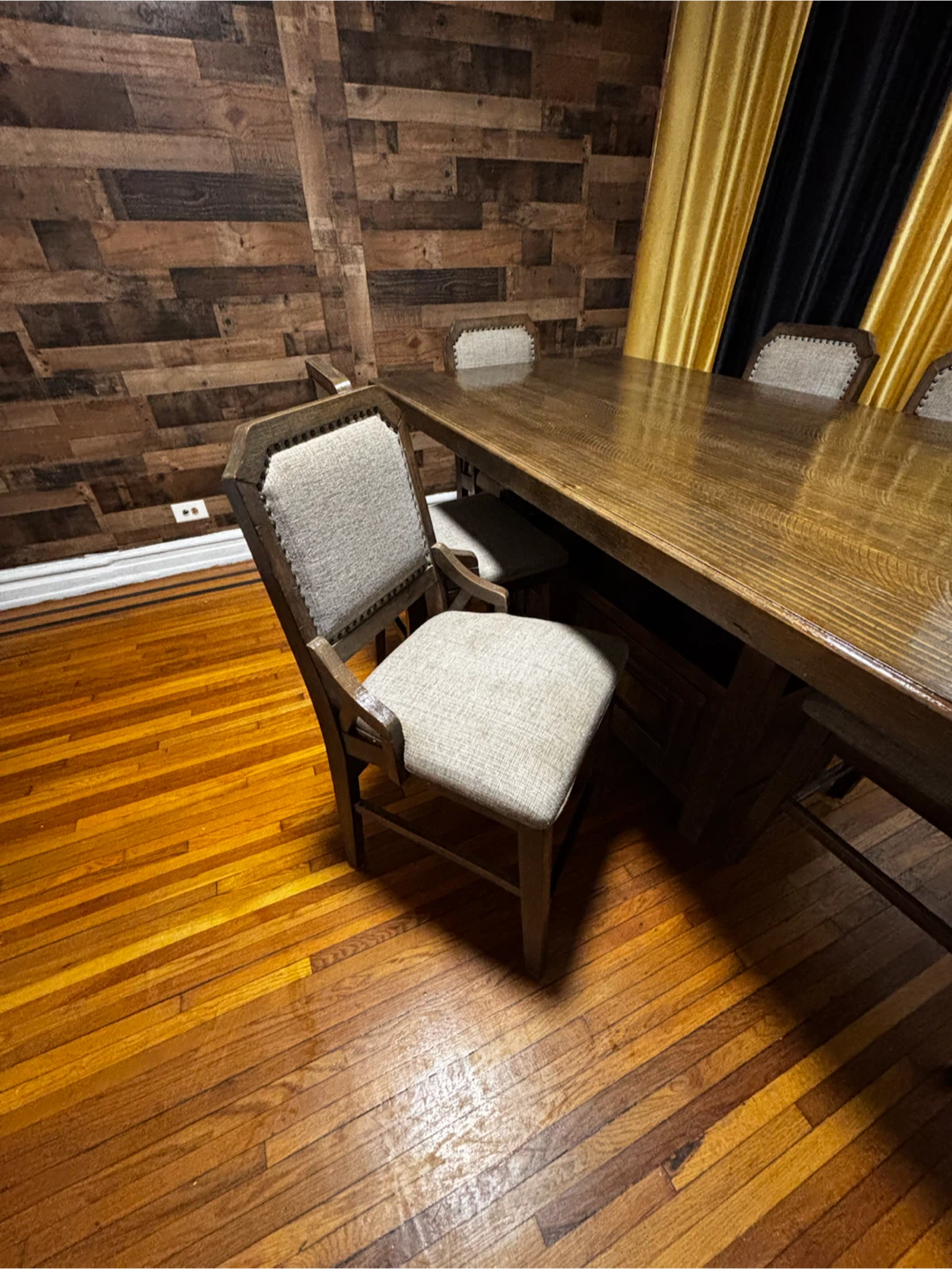 Rustic Dining Room Table and Chair Set - photo 3