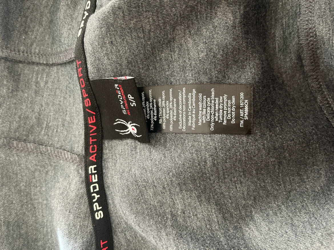 Spyder Active Sports Grey Hoodie