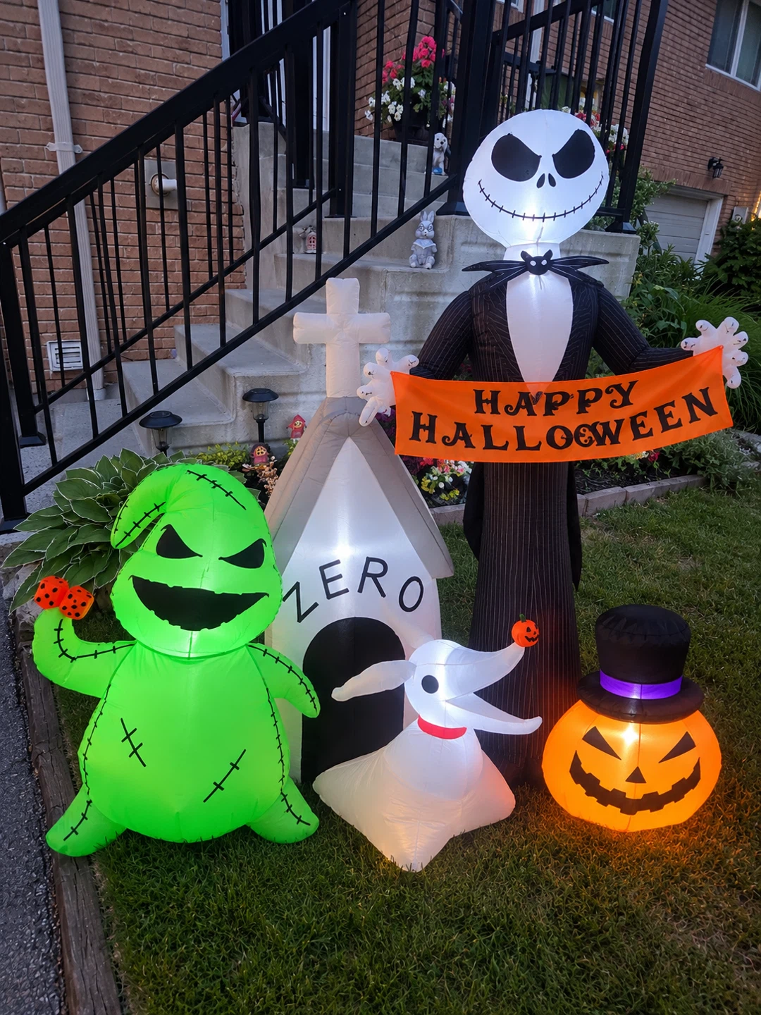 🎃 Nightmare Before Christmas Halloween Inflatable – 6FT