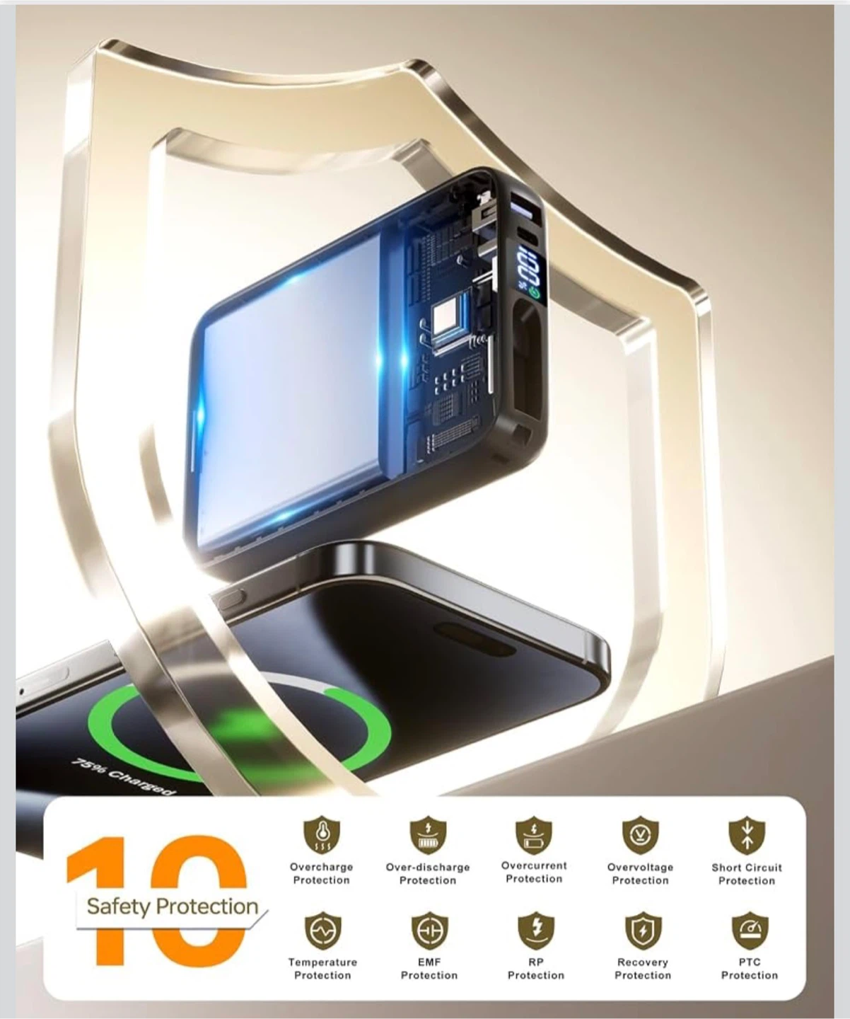 22.5W Fast Charging Power Bank - photo 4