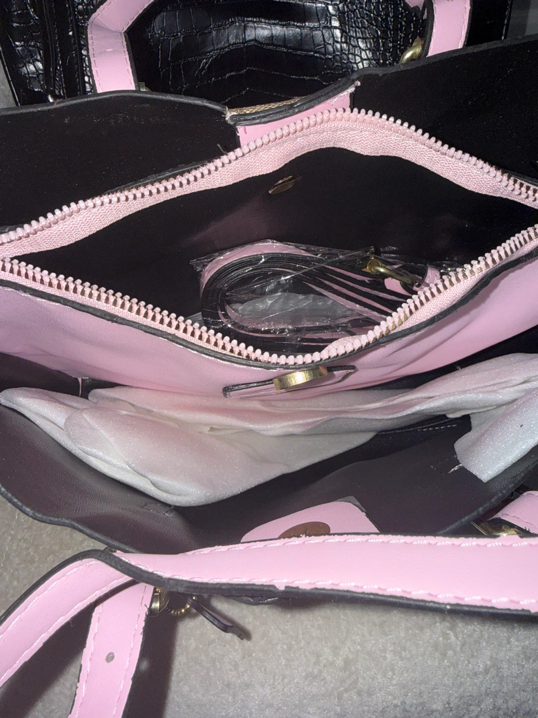 Coach Signature Canvas Tote Bag with Pink Trim - photo 3