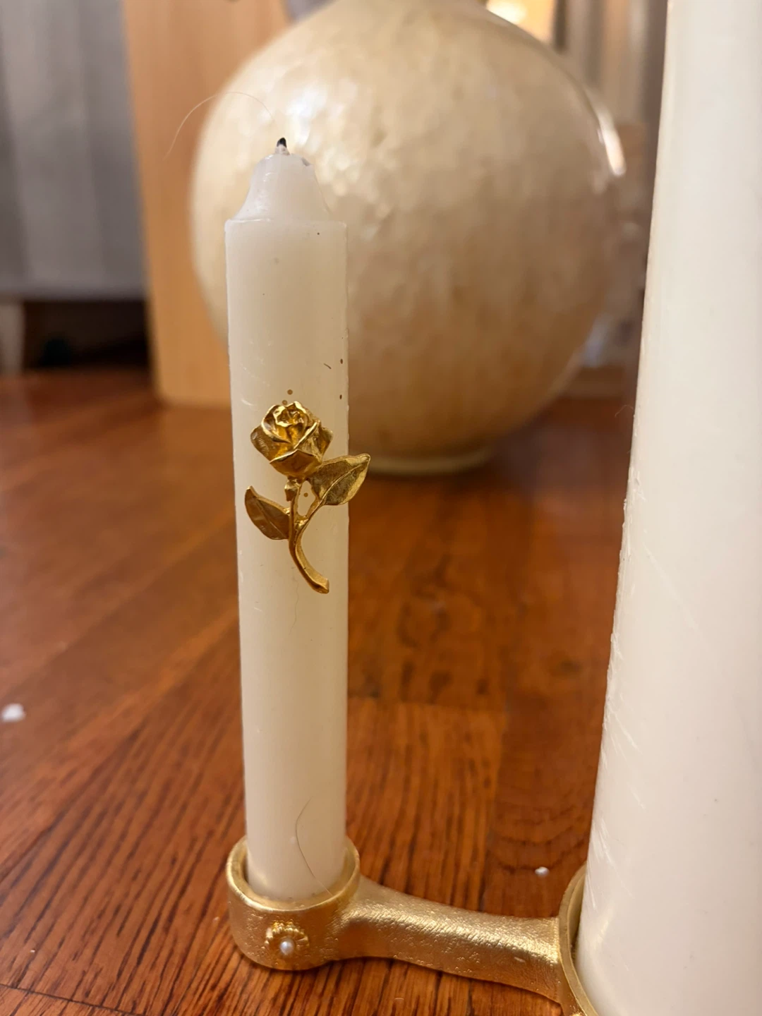 Ceremonial Candle Set with Gold Accents - photo 4