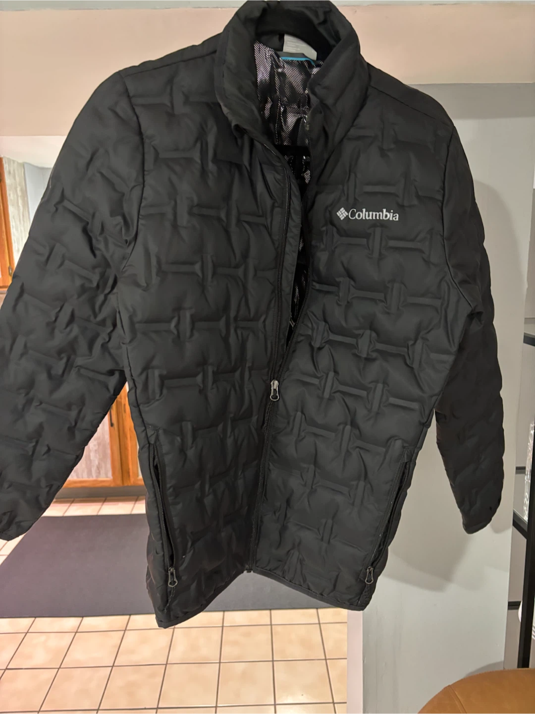 Columbia Black Down Jacket Size S
