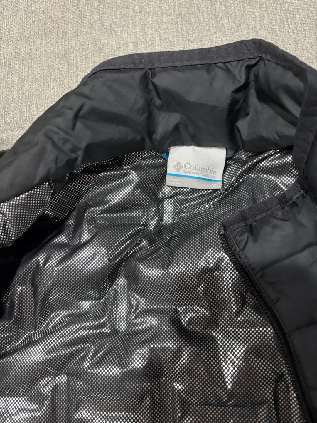 Columbia Black Down Jacket Size S - photo 5