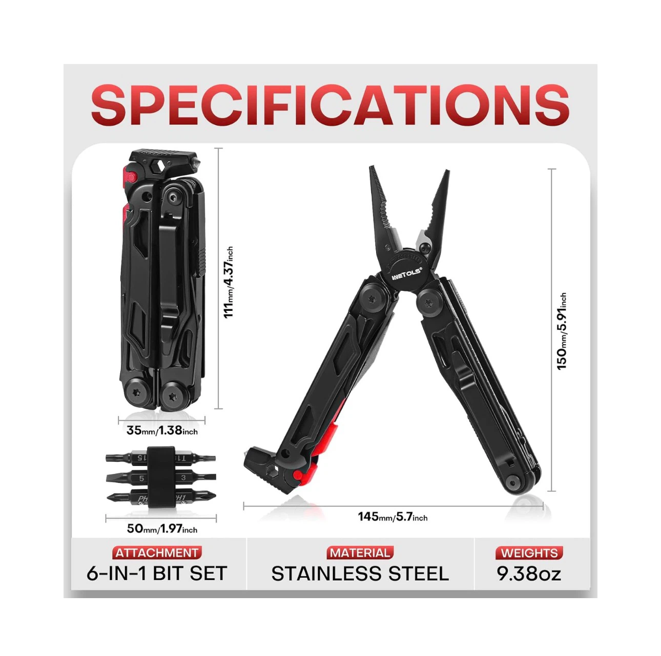 Brand new Multitool with Pocket Knife - photo 3