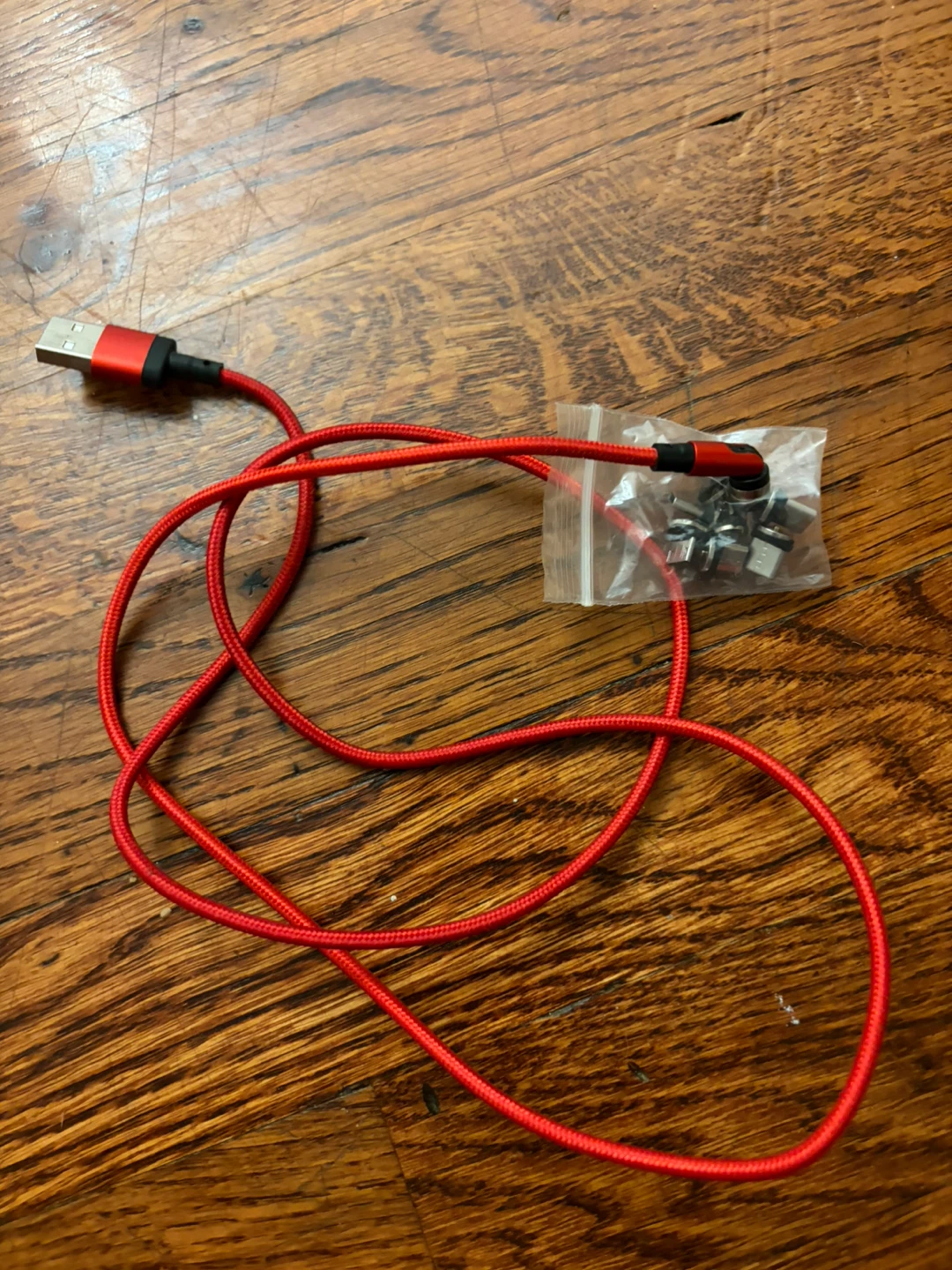 Magnetic USB Charging Cable with Multi-Adapters - photo 2