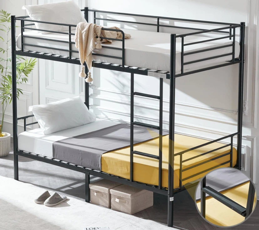 VINGLI Bunk Bed Twin Over Twin for Kids