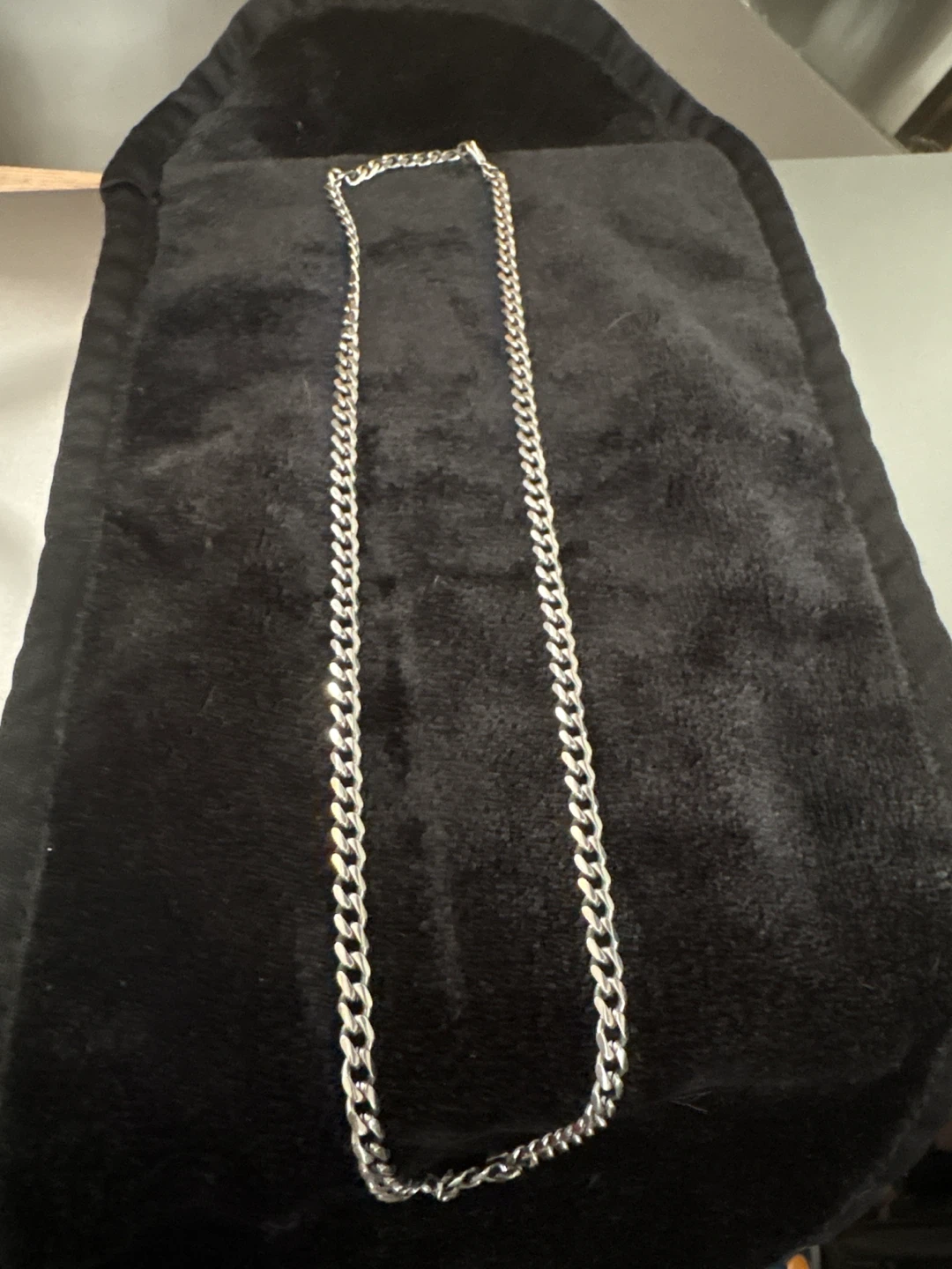 Silver-Tone Chain Necklace