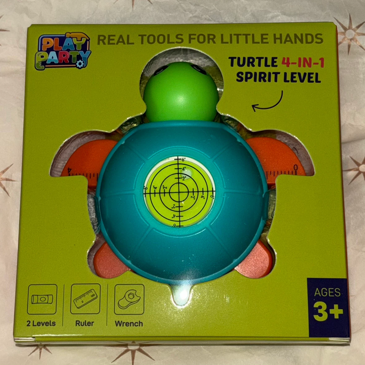 Brand New Kids 4-in-1 Turtle Spirit Level Tool - photo 2