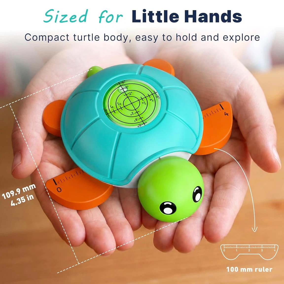 Brand New Kids 4-in-1 Turtle Spirit Level Tool - photo 5