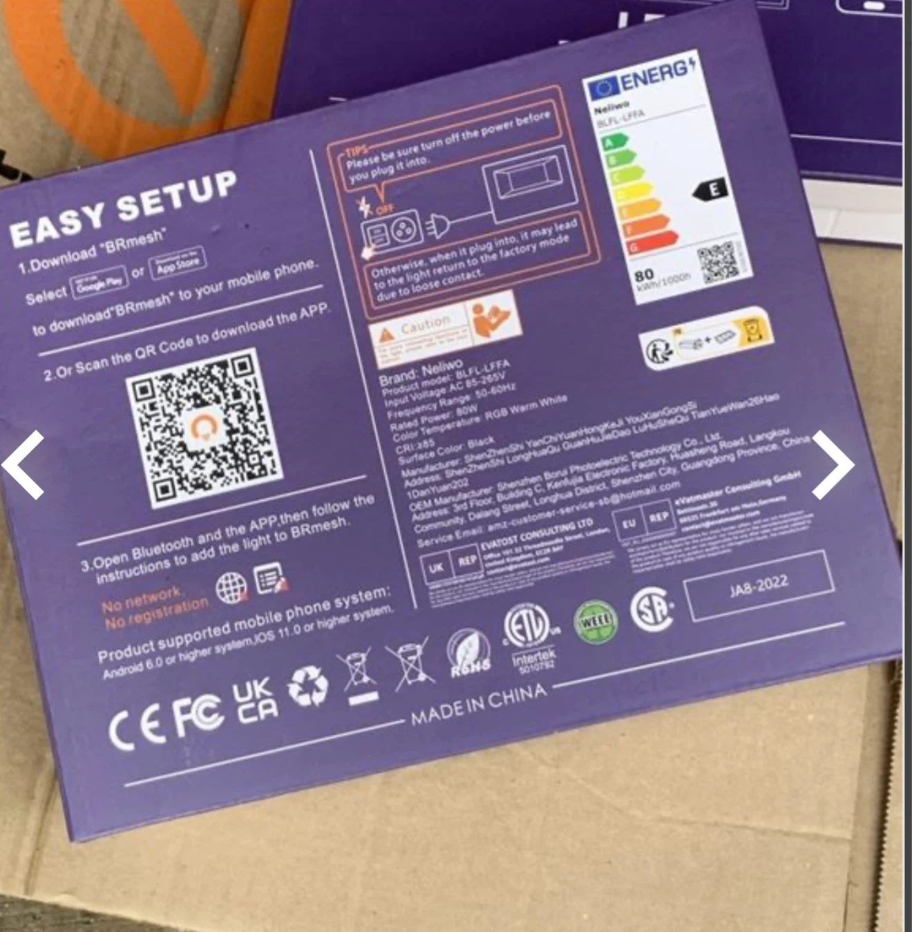 Neliwo LED Smart Flood Light RGB + Warm White - photo 2