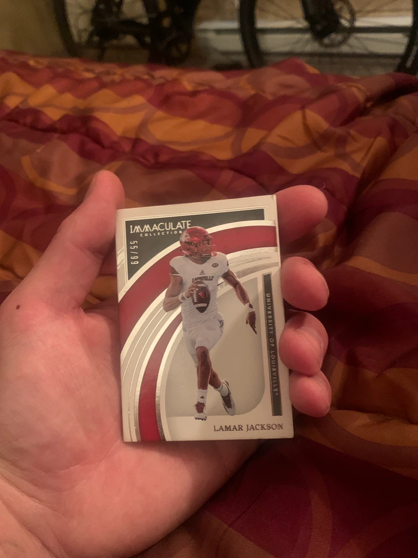 2022 Panini Immaculate Lamar Jackson Card 55/99
