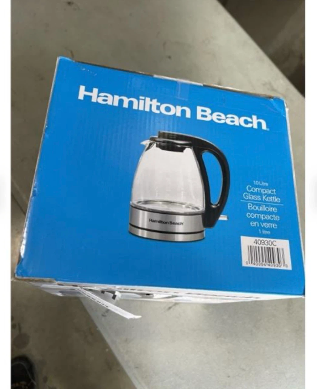 Hamilton Beach 1L Compact Glass Kettle 40930C - photo 2