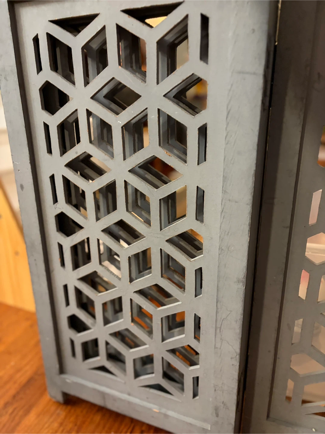 Gray Decorative 4-Panel Pet Gate - photo 2
