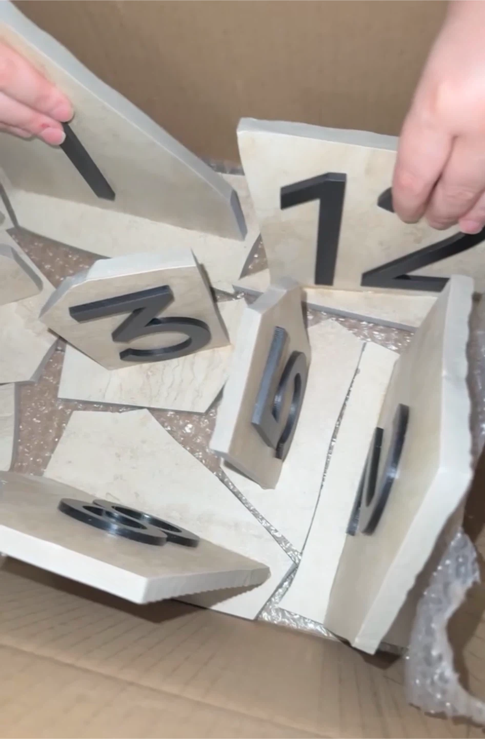 Stone Table Number Set - photo 4