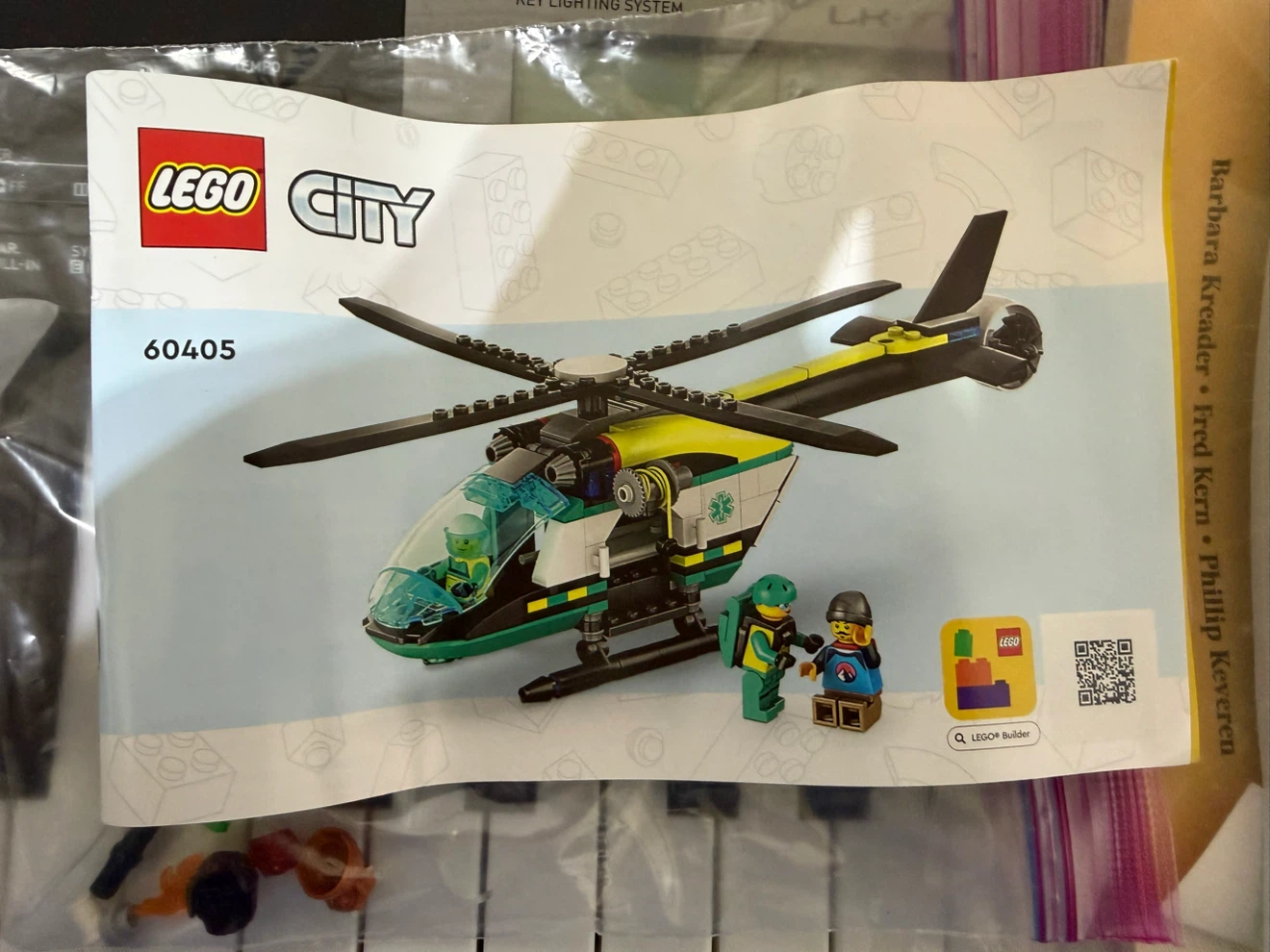 LEGO City Emergency Rescue Helicopter 60405