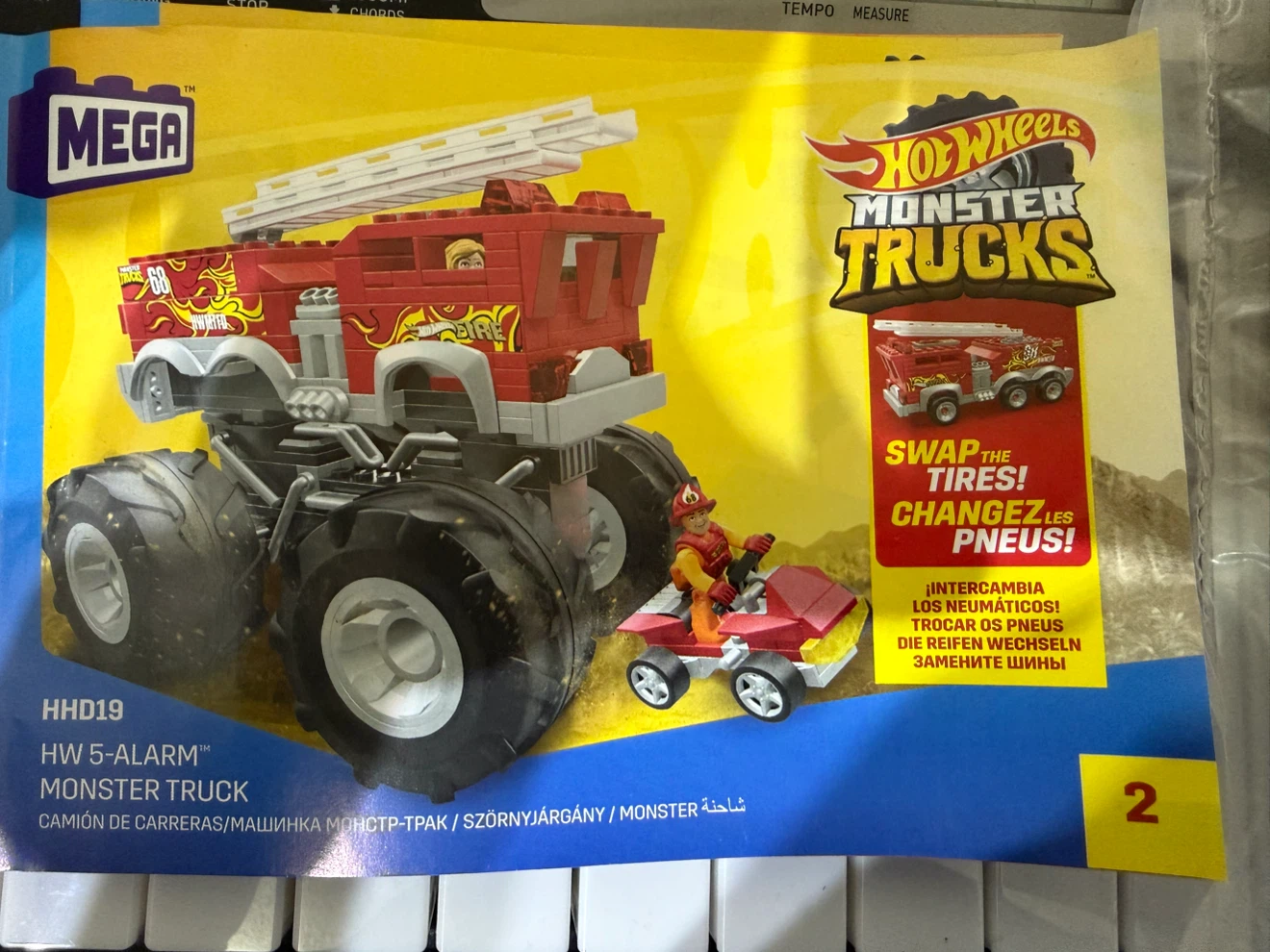 Mega Hot Wheels Monster Truck 5-Alarm
