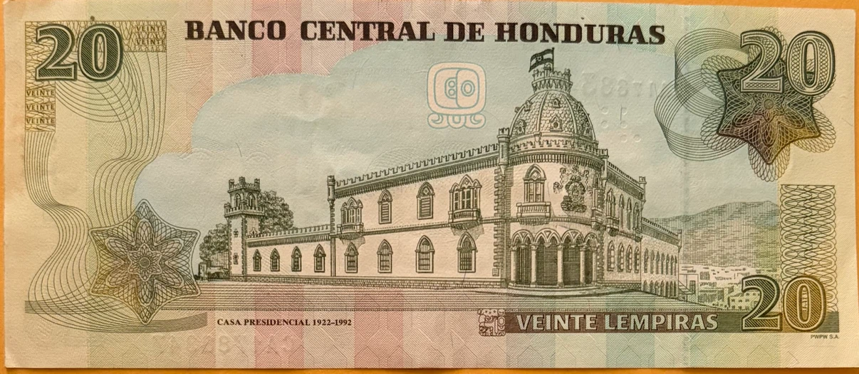 Honduras 20 Lempiras Banknote - photo 2
