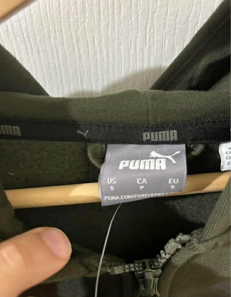 New PUMA Full-Zip Hoodie - Forest Night - photo 2