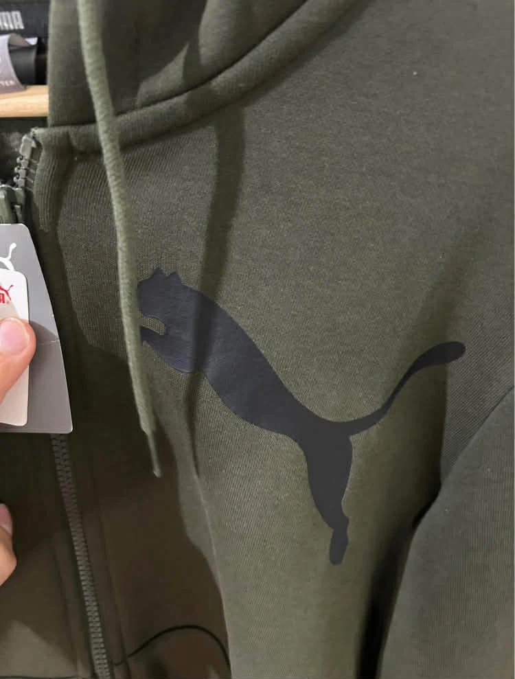 New PUMA Full-Zip Hoodie - Forest Night - photo 3